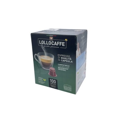 Lollocaffè 100 Capsule Compatibili Nespresso
