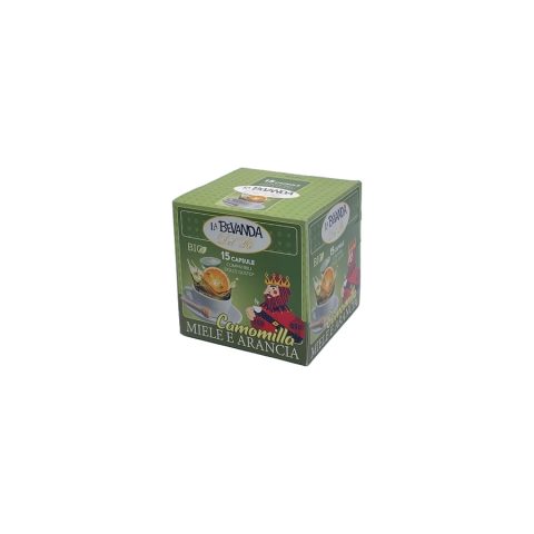 La Bevanda del Re Camomilla Miele e Arancia 15 Capsule Compatibili Dolce Gusto